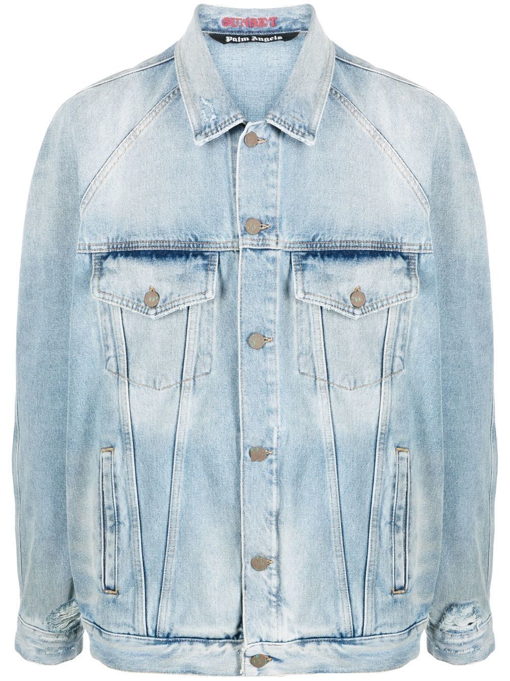 Palm Angels Sunset denim jacket - Blue von Palm Angels