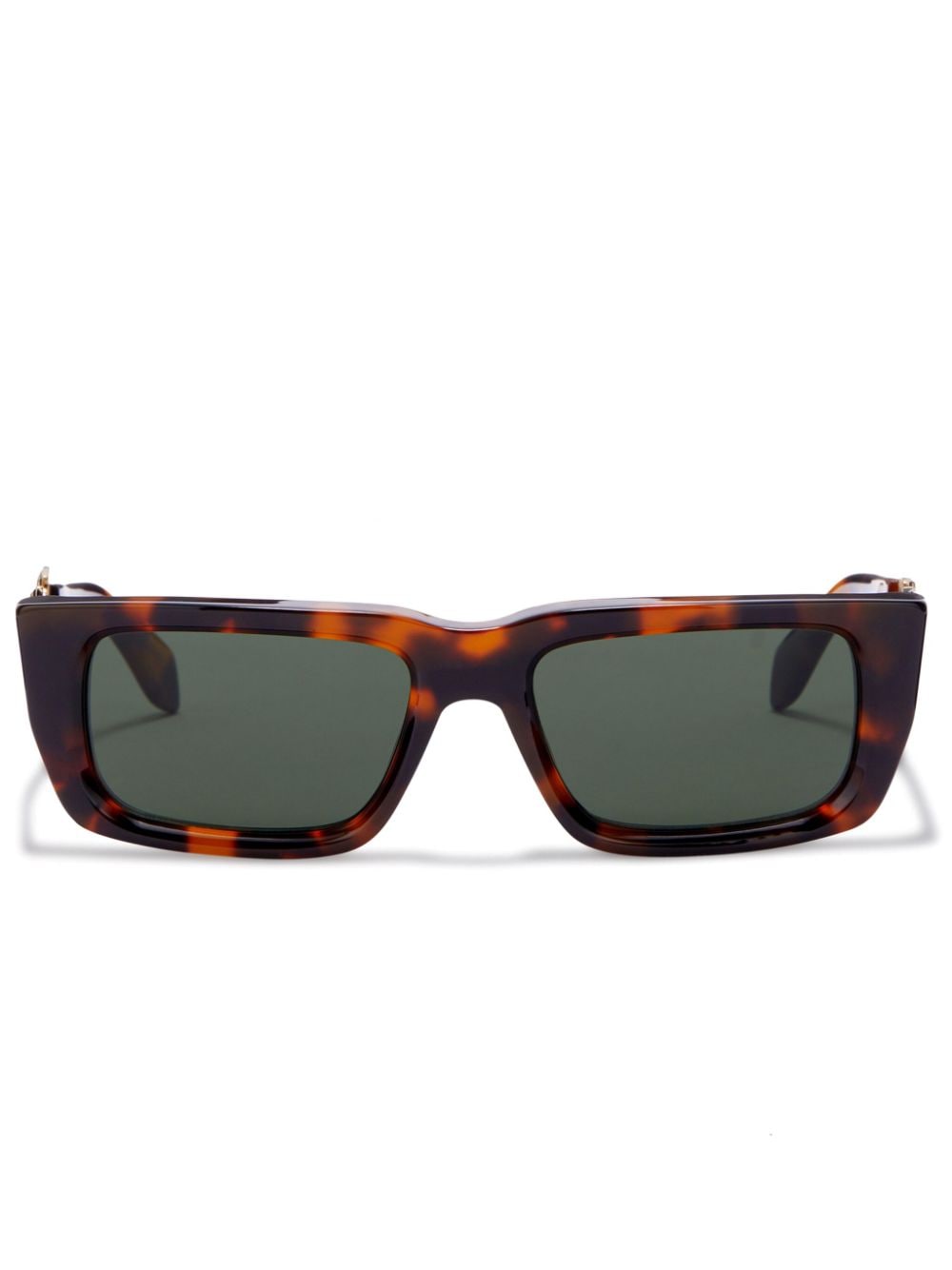 Palm Angels Milford rectangular-frame sunglasses - Brown von Palm Angels