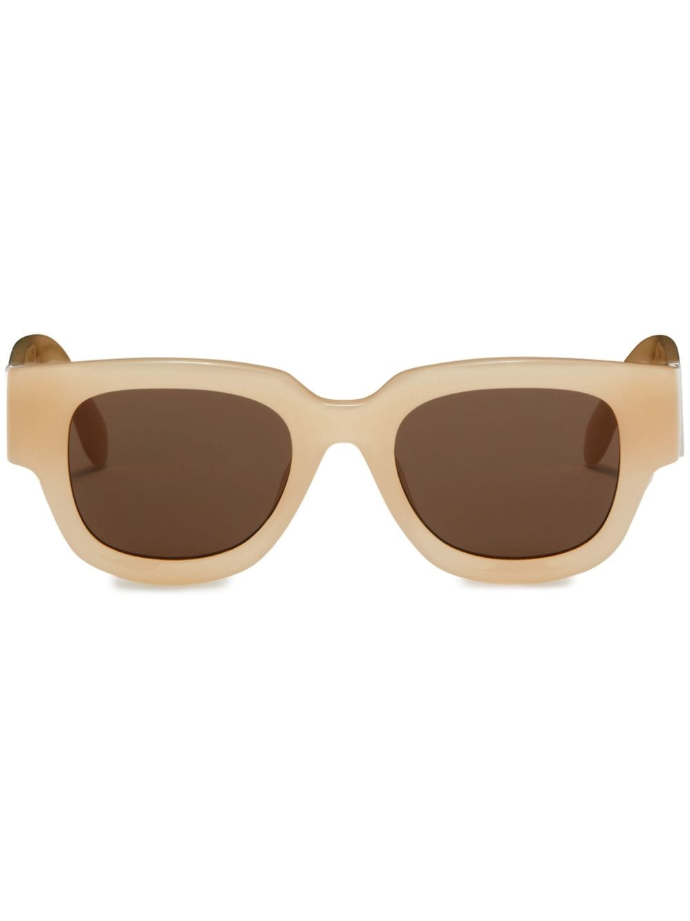 Palm Angels Monterey square-frame sunglasses - Neutrals von Palm Angels