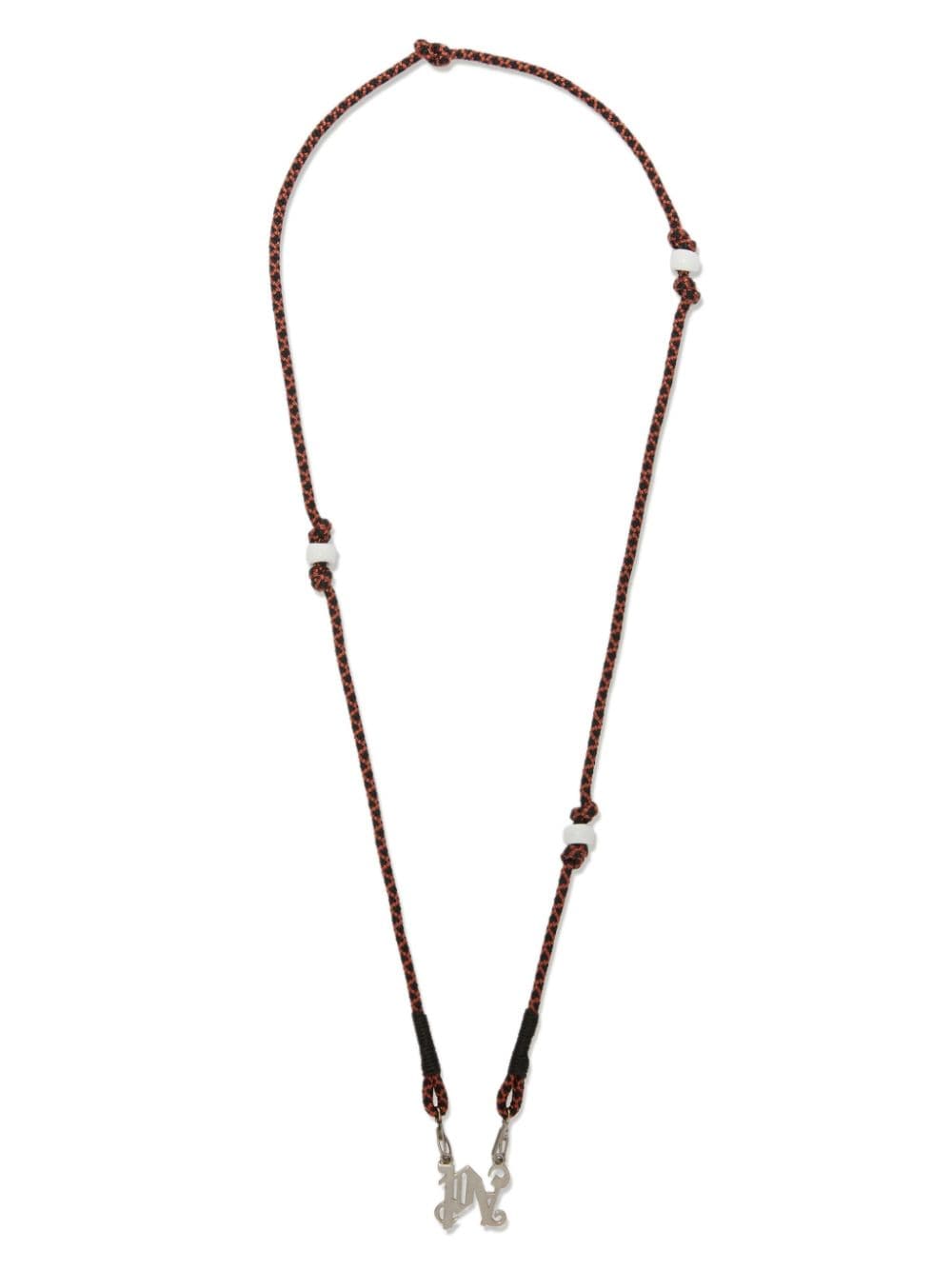 Palm Angels PA monogram necklace - Brown von Palm Angels