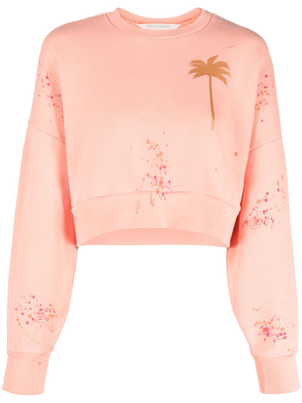 Palm Angels PXP Palm Tree-print sweatshirt - Orange von Palm Angels