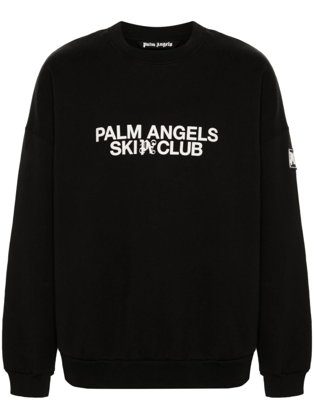 Palm Angels Pa Ski Club cotton sweatshirt - Black von Palm Angels