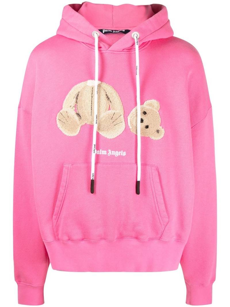 Palm Angels Palm Angels Bear hoodie - Pink von Palm Angels