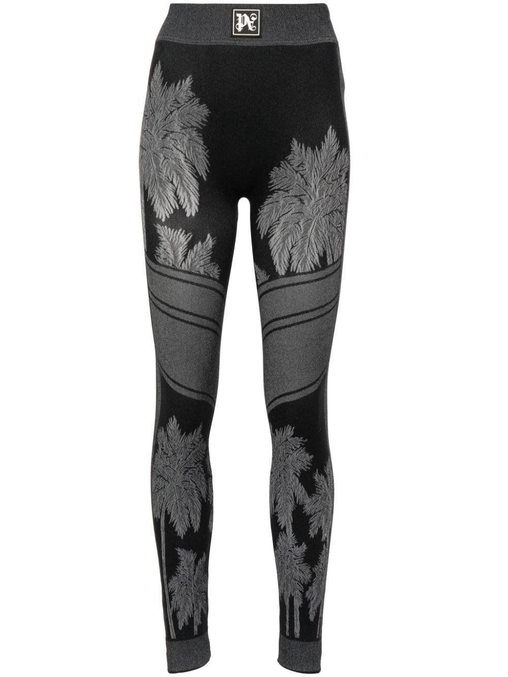 Palm Angels Palm base layer ski leggings - Black von Palm Angels