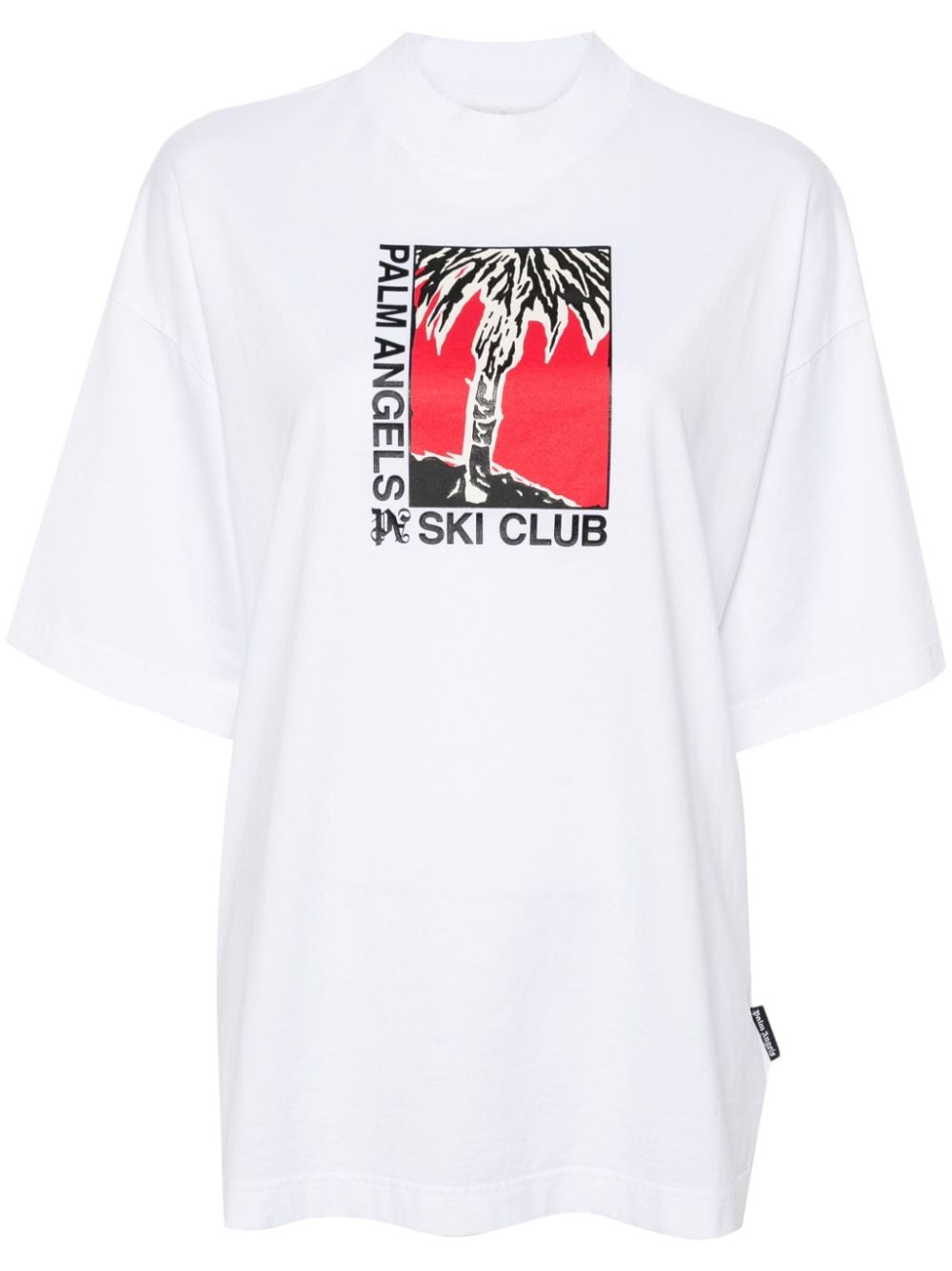 Palm Angels Palm Ski Club cotton T-shirt - White von Palm Angels