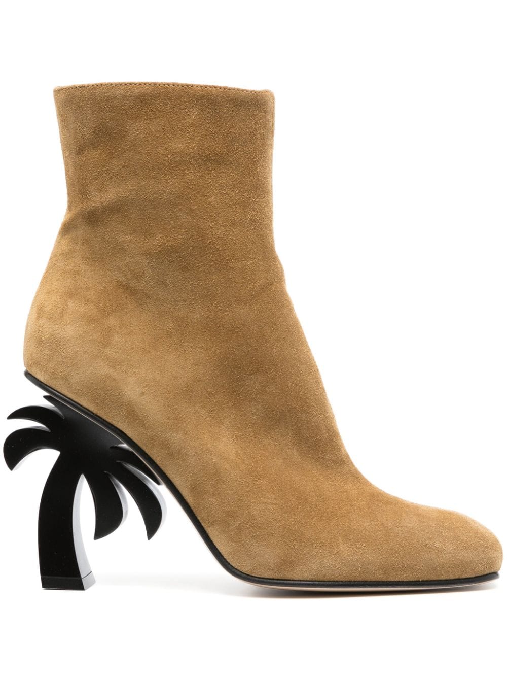 Palm Angels Palm-heel 105mm suede boots - Brown von Palm Angels