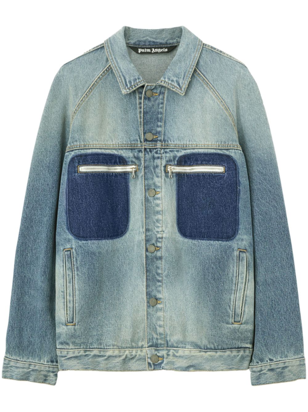 Palm Angels Reserve denim jacket - Blue von Palm Angels