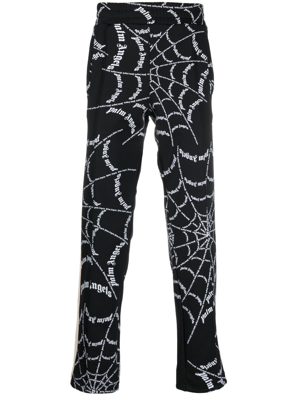 Palm Angels logo-print track pants - Black von Palm Angels