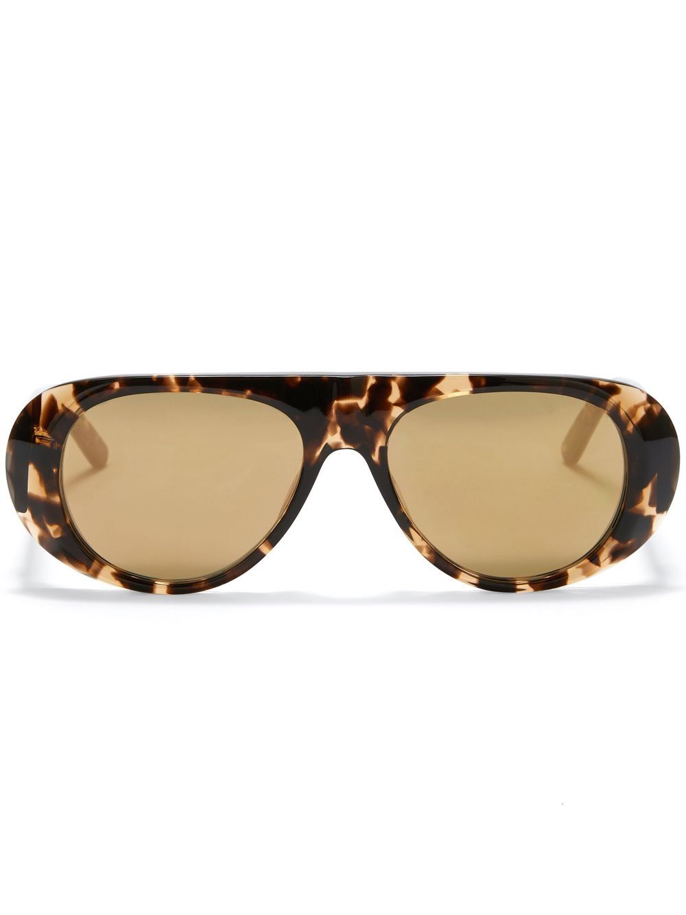 Palm Angels Sierra round-frame sunglasses - Brown von Palm Angels