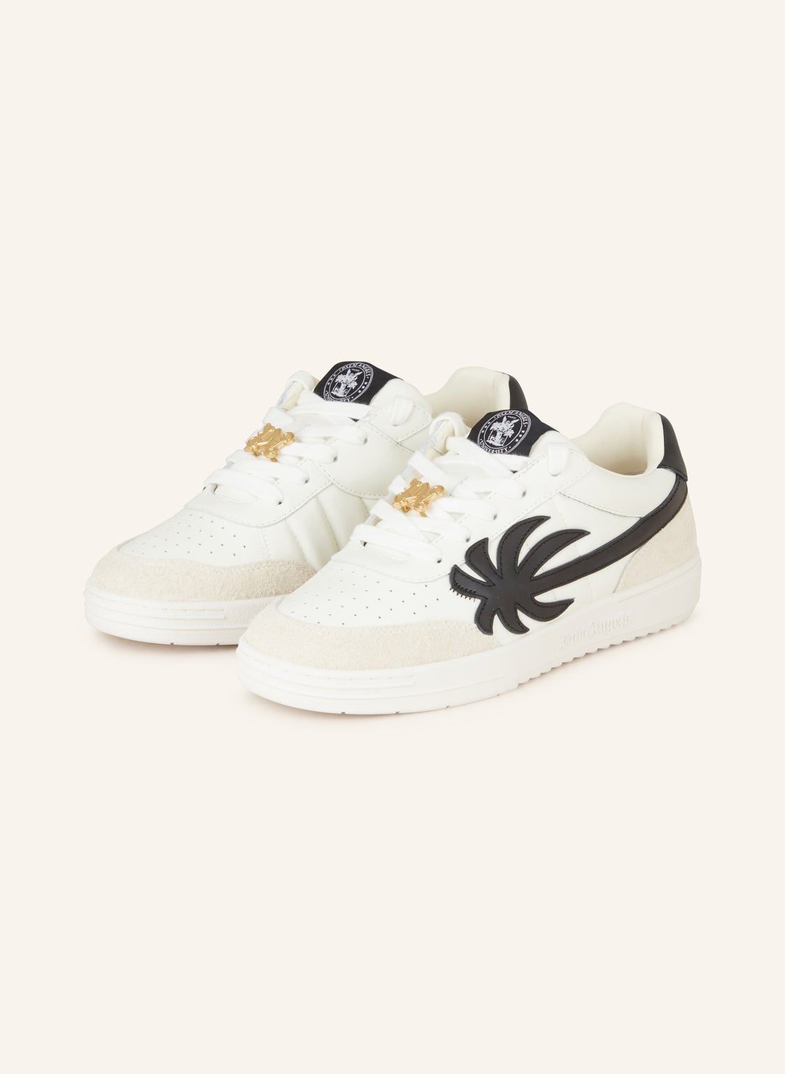 Palm Angels Sneaker University weiss von Palm Angels