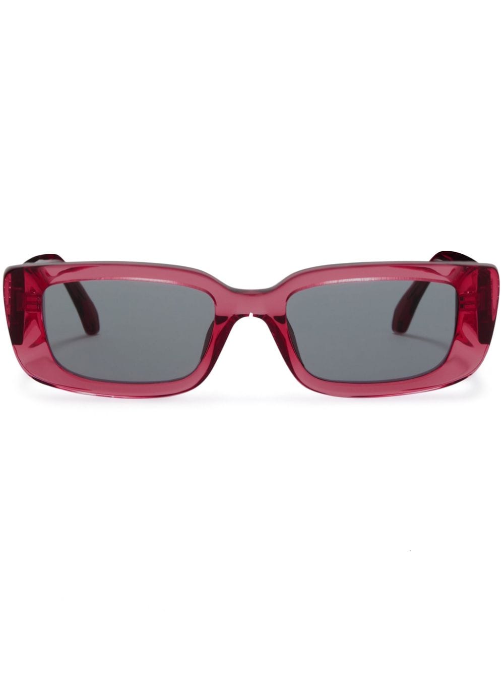 Palm Angels Yosemite rectangle-frame sunglasses - Pink von Palm Angels