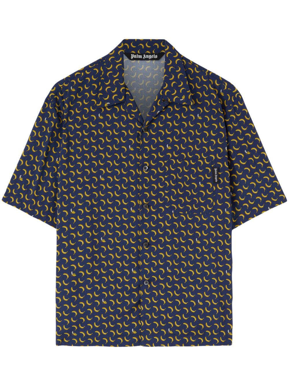 Palm Angels banana-print shirt - Blue von Palm Angels