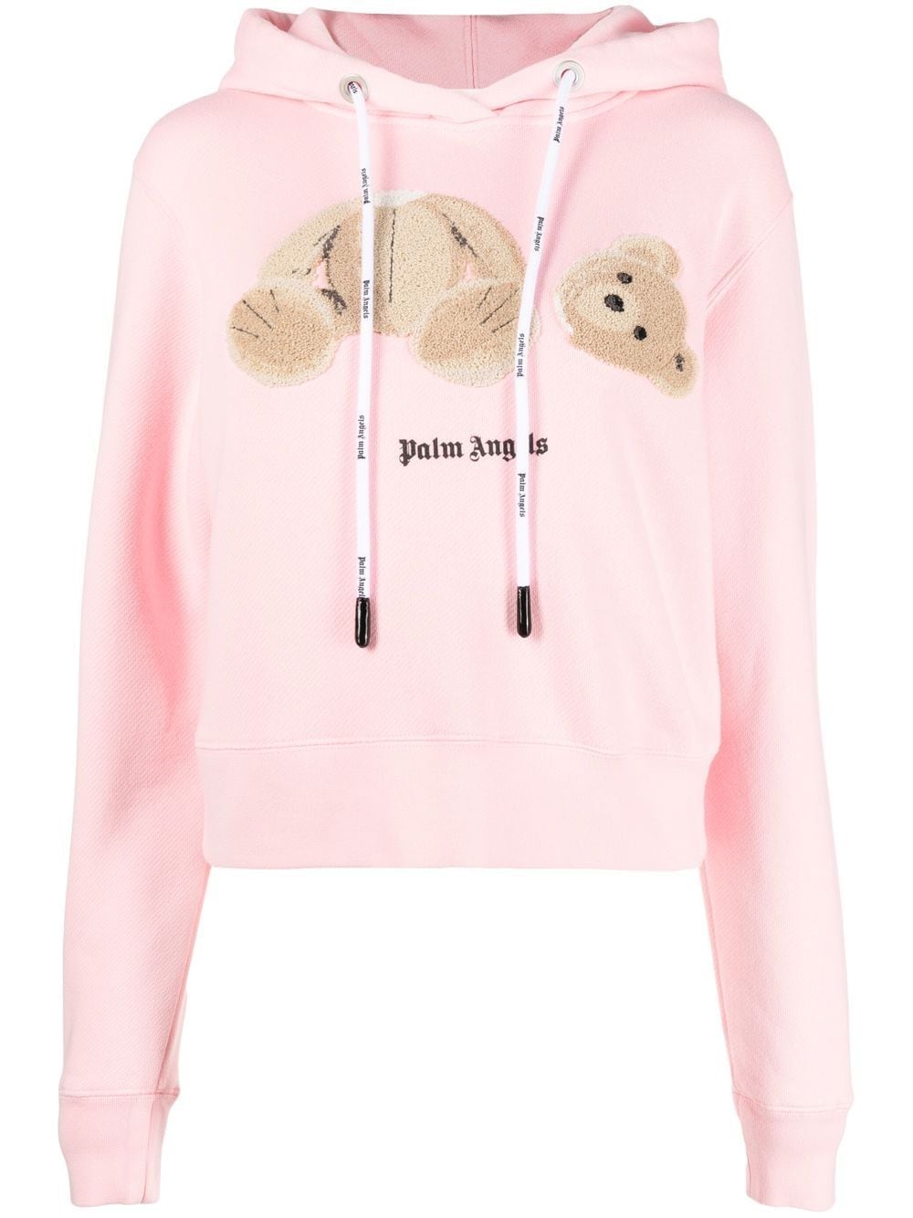 Palm Angels bear-print hoodie - Pink von Palm Angels