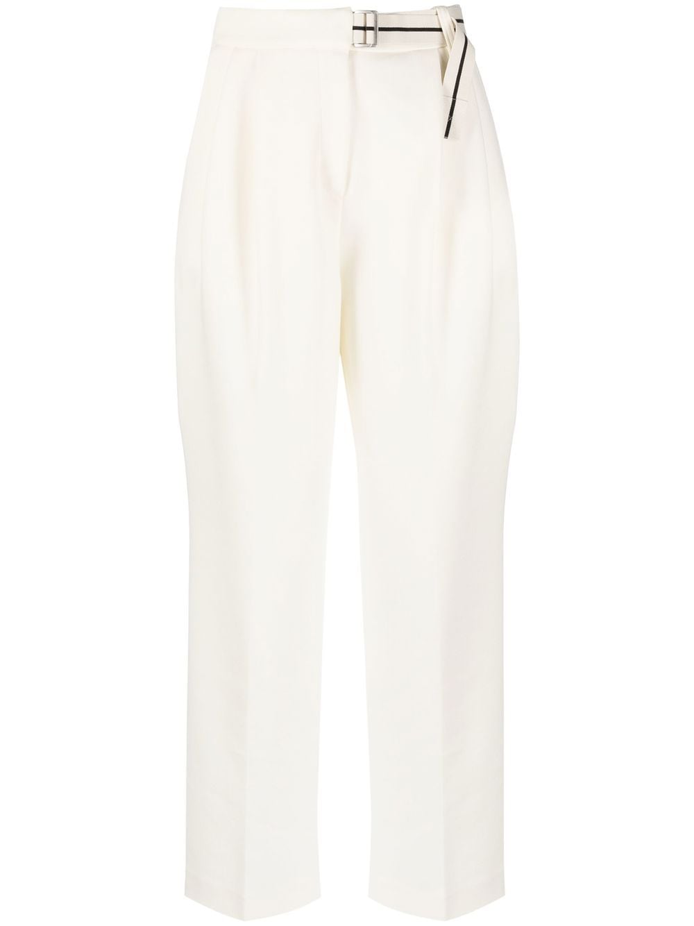 Palm Angels belted straight-leg trousers - Neutrals von Palm Angels