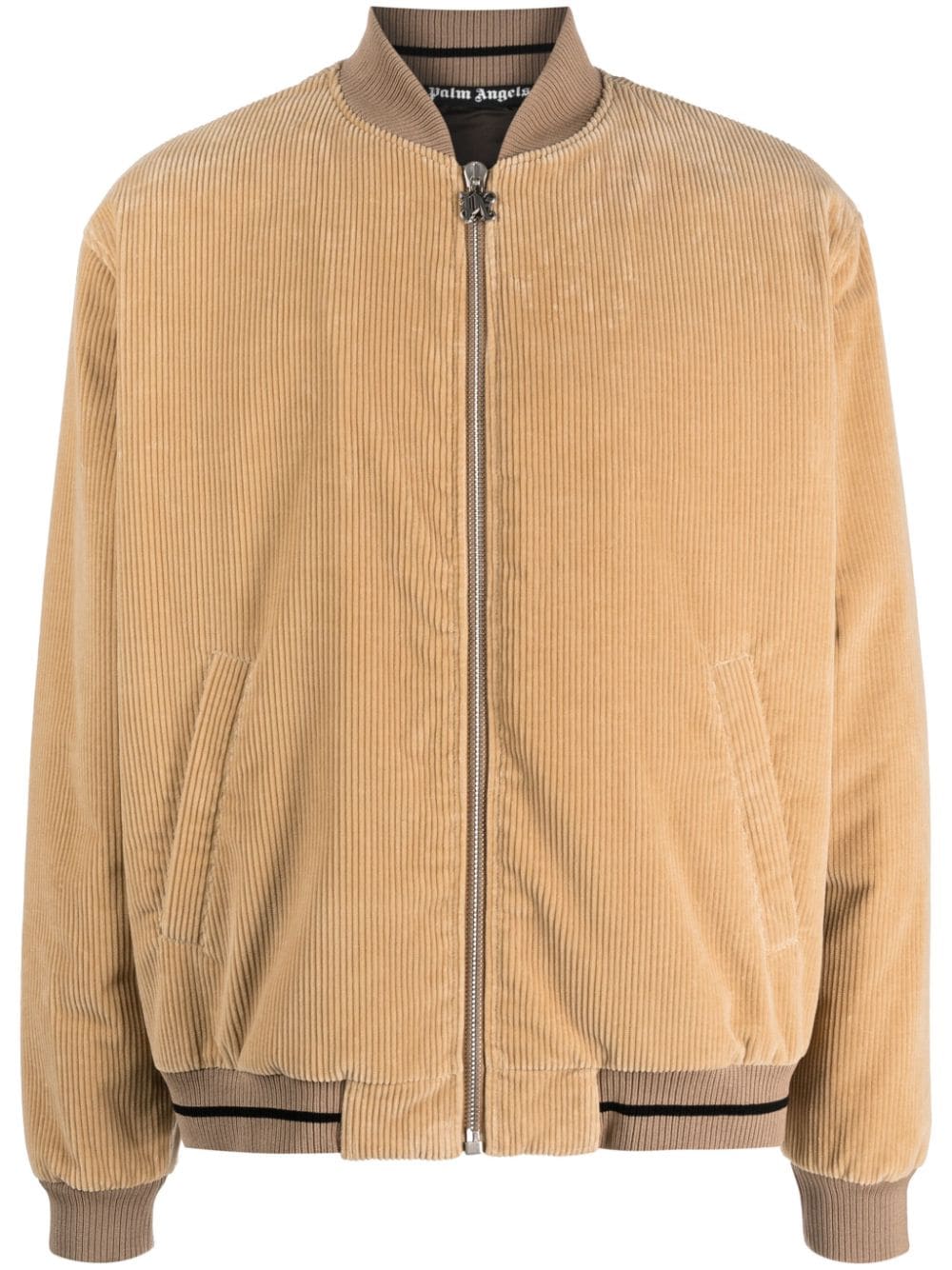 Palm Angels corduroy cotton bomber jacket - Neutrals von Palm Angels