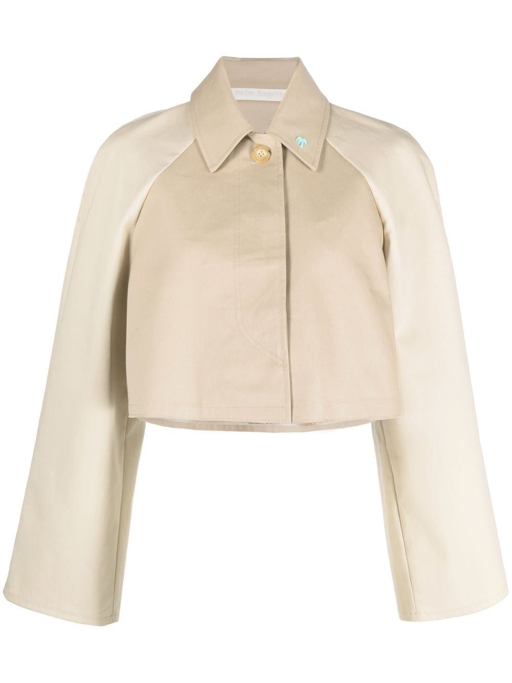 Palm Angels cropped trench coat - Neutrals von Palm Angels