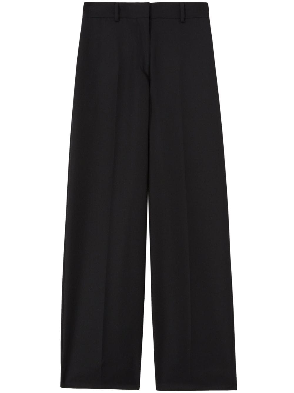 Palm Angels high-rise straight-leg trousers - Black von Palm Angels