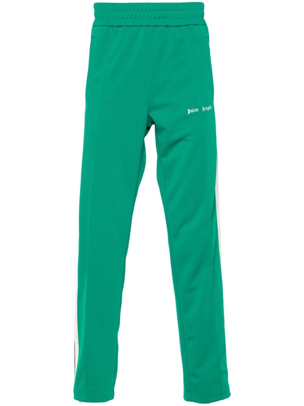 Palm Angels logo-embroidered track pants - Green von Palm Angels