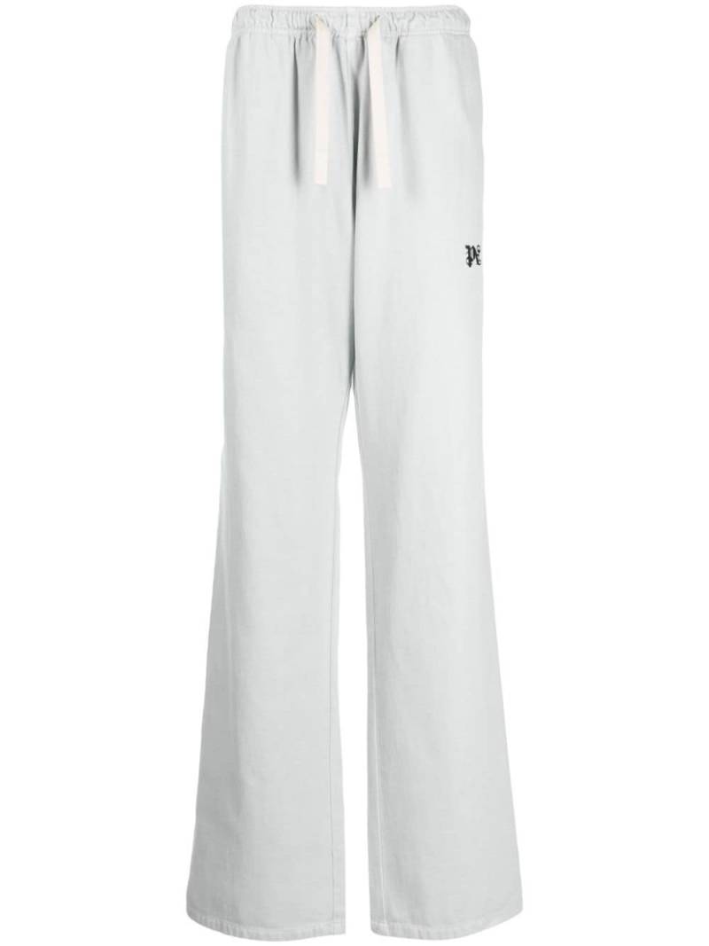 Palm Angels logo-embroidered track pants - Grey von Palm Angels