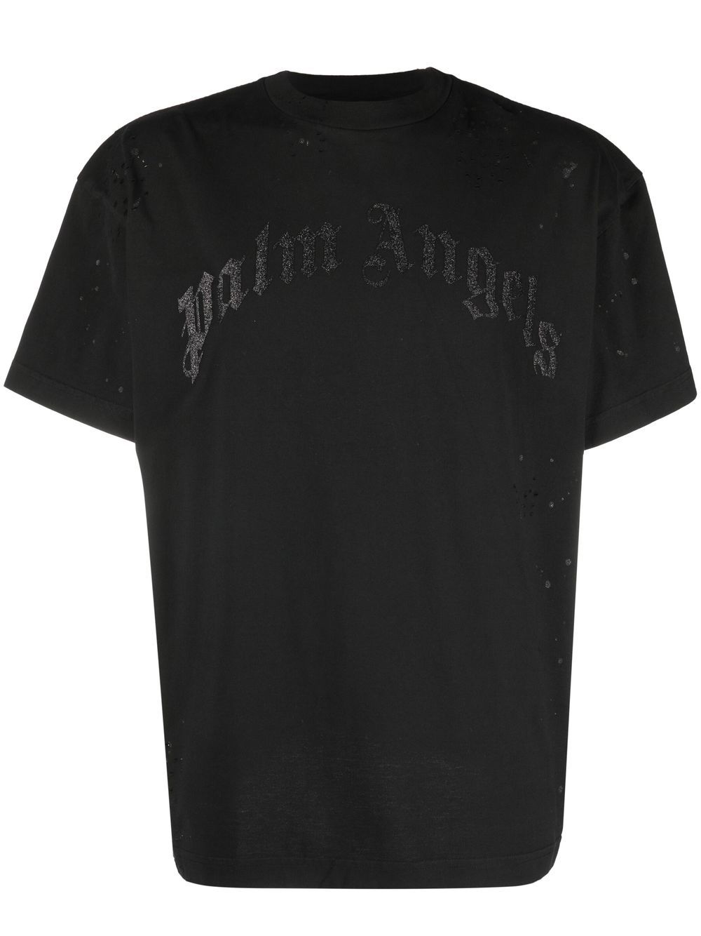 Palm Angels logo-print T-shirt - Black von Palm Angels