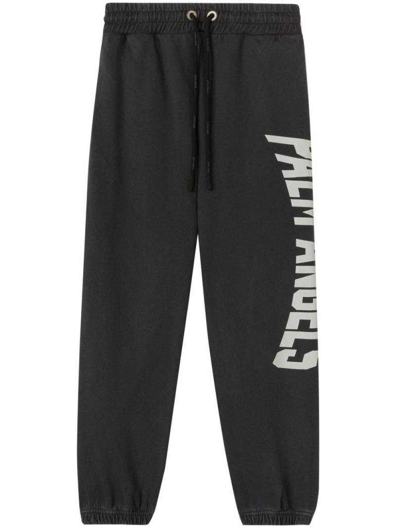 Palm Angels City washed-effect track pants - Grey von Palm Angels