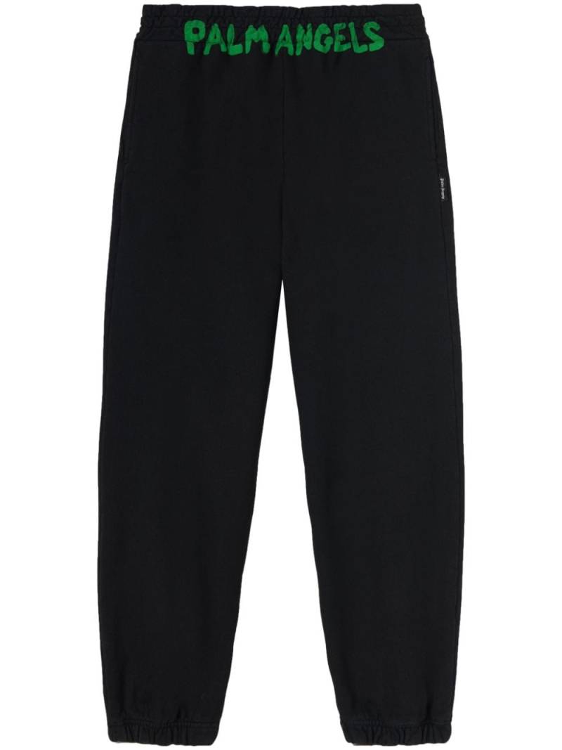 Palm Angels logo-print track pants - Black von Palm Angels