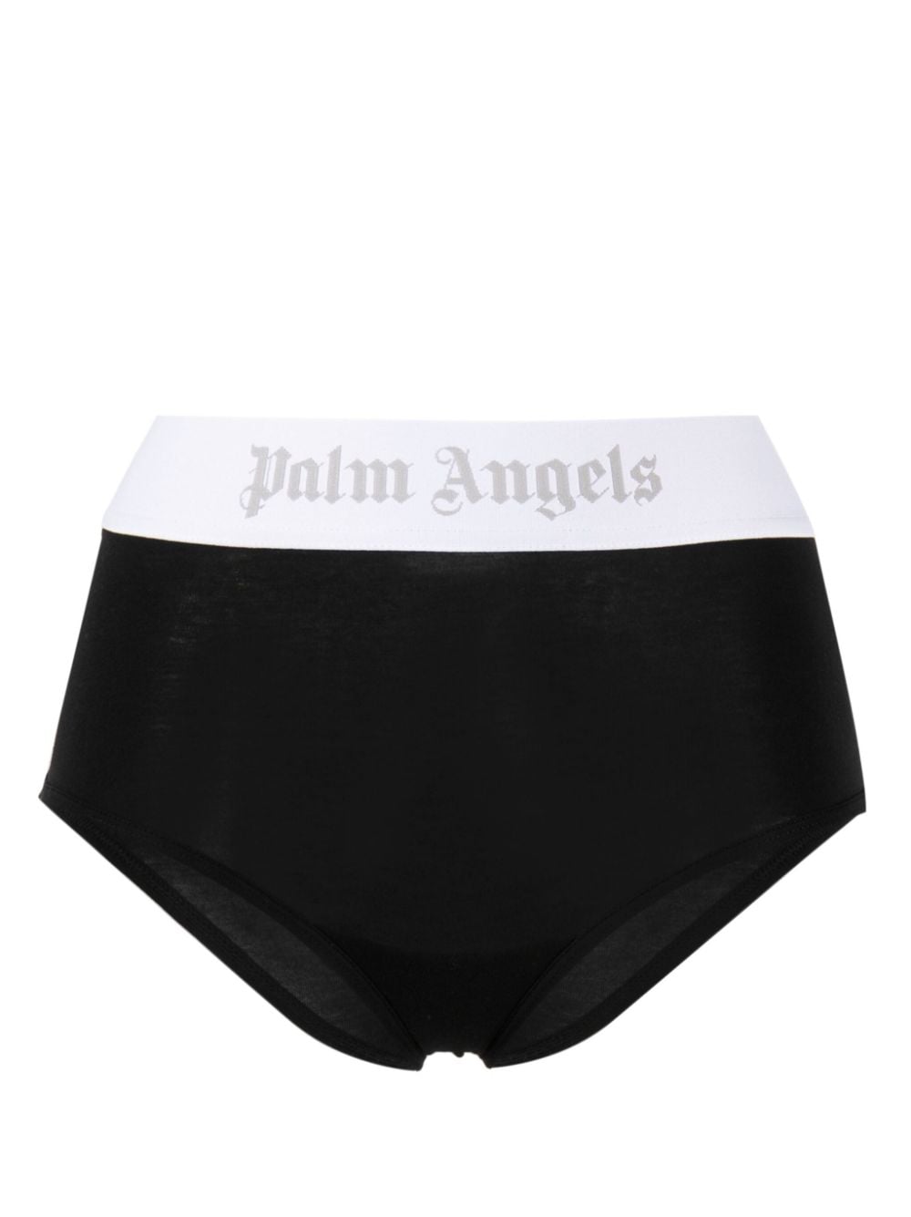Palm Angels logo-waistband briefs - Black von Palm Angels