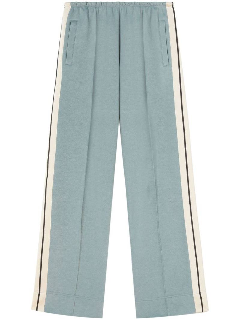 Palm Angels loose-fit cotton track pants - Blue von Palm Angels