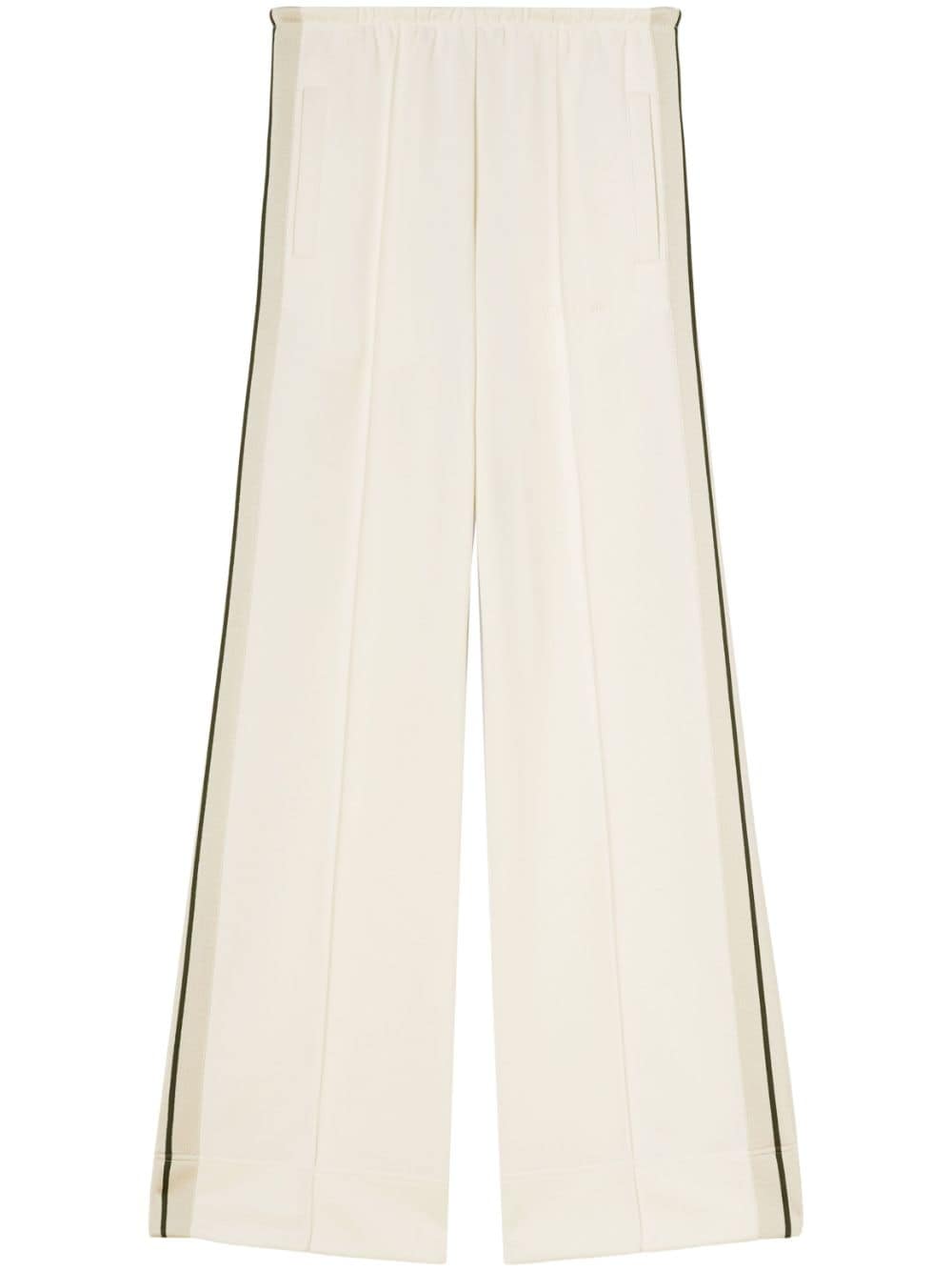 Palm Angels loose-fit cotton track pants - White von Palm Angels