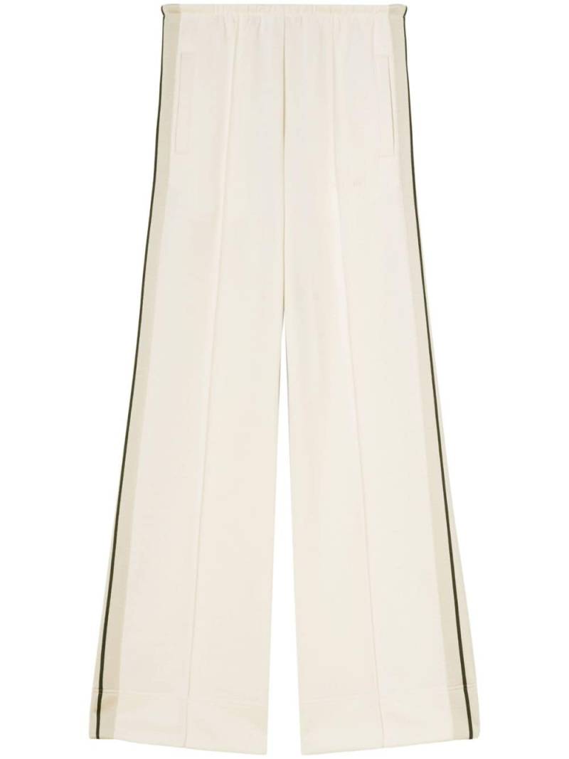 Palm Angels loose-fit cotton track pants - White von Palm Angels