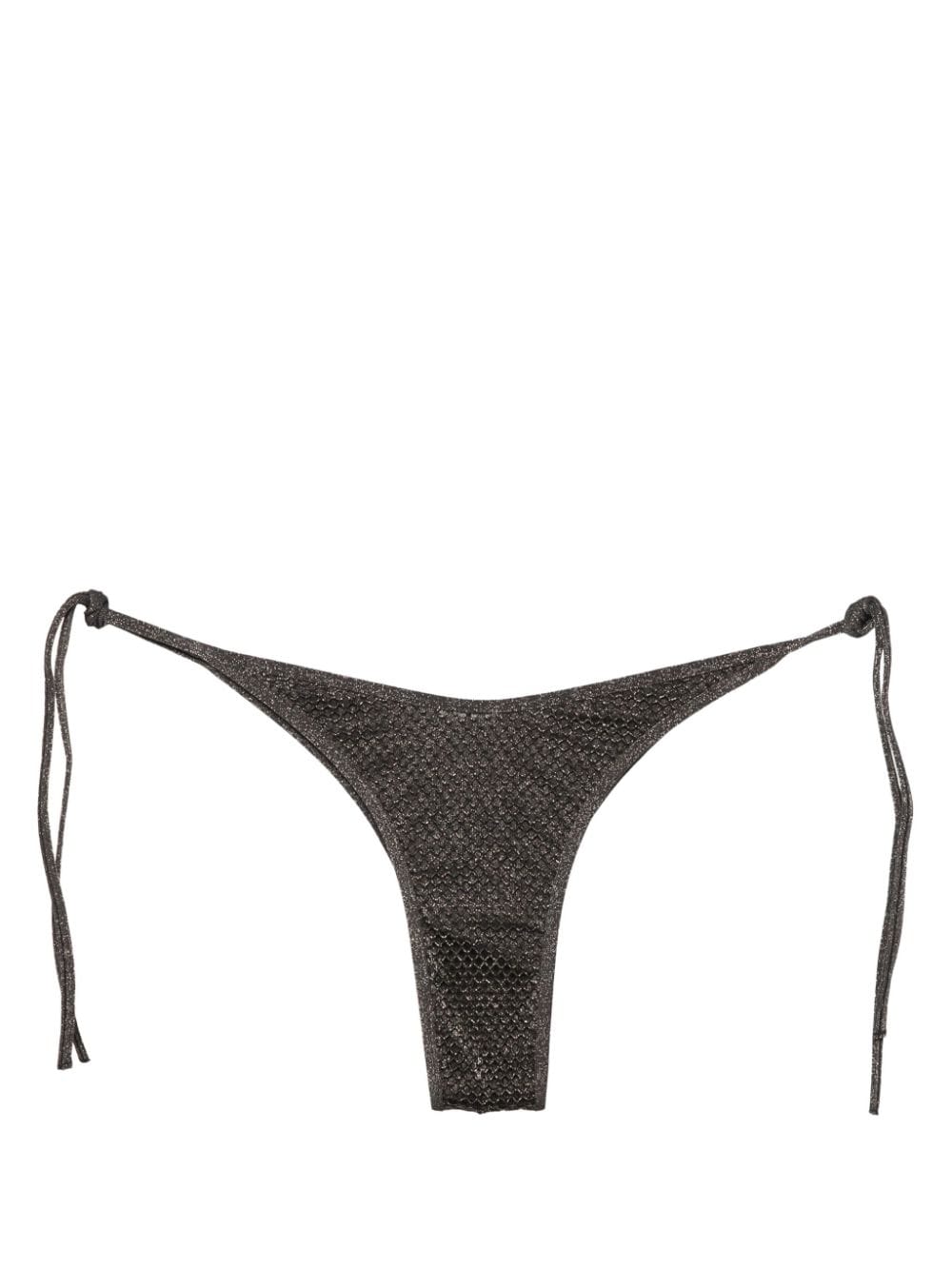 Palm Angels lurex bikini bottoms - Black von Palm Angels