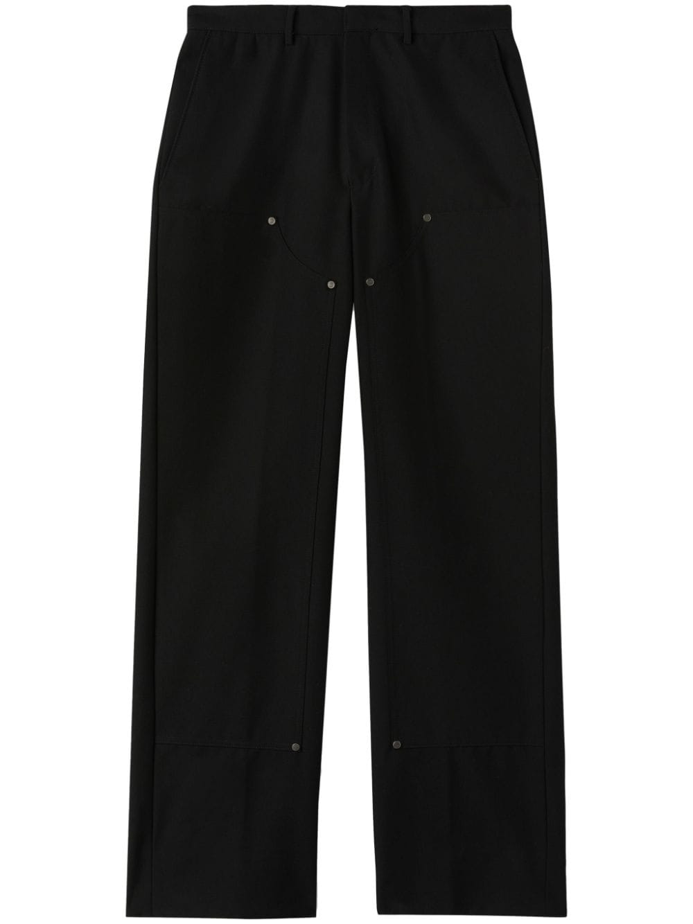 Palm Angels monogram workwear trousers - Black von Palm Angels
