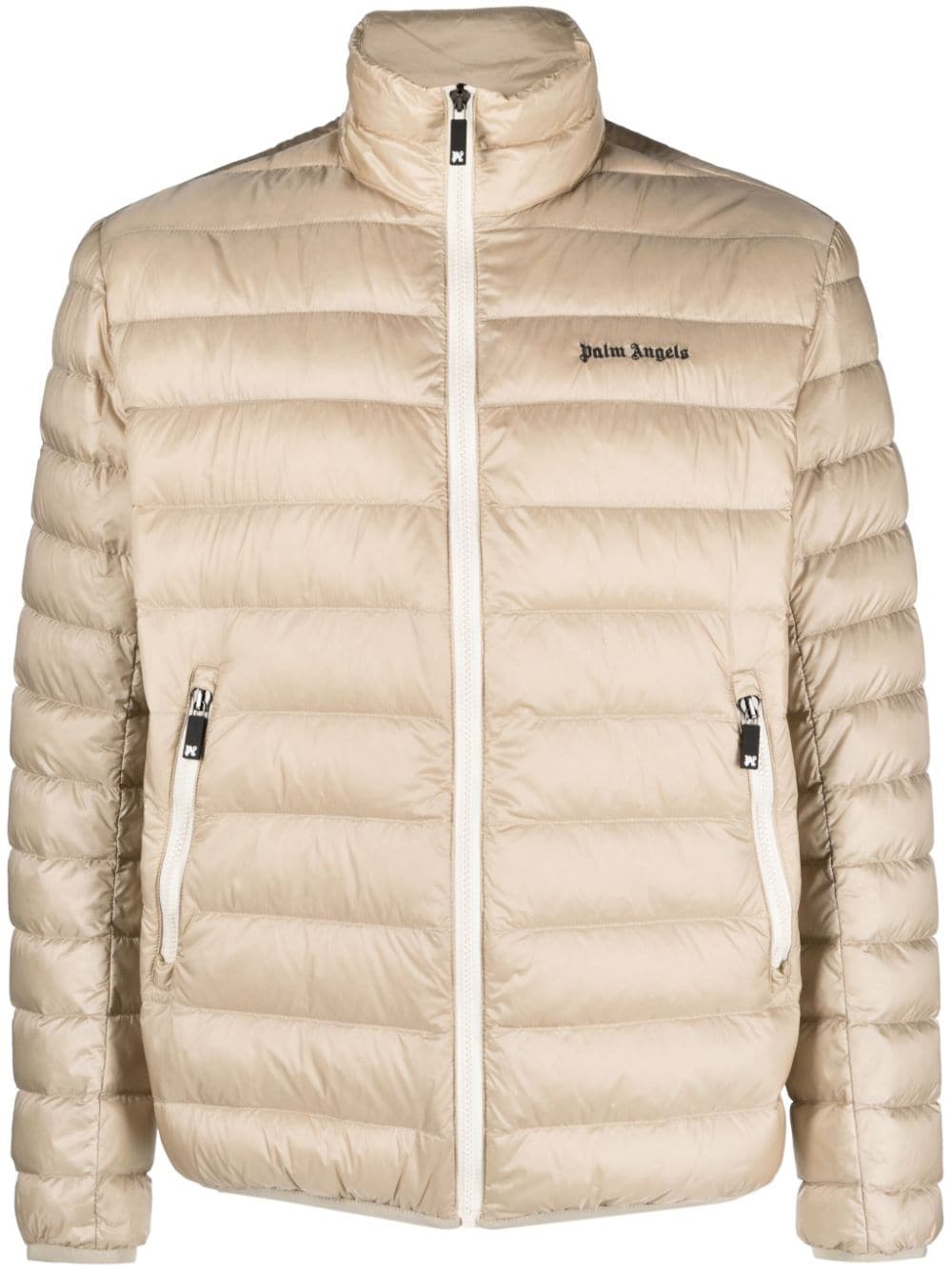 Palm Angels quilted down jacket - Neutrals von Palm Angels