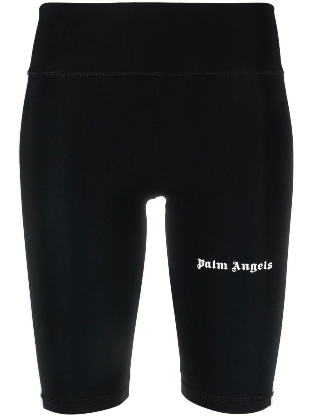 Palm Angels side-stripe cycling shorts - Black von Palm Angels