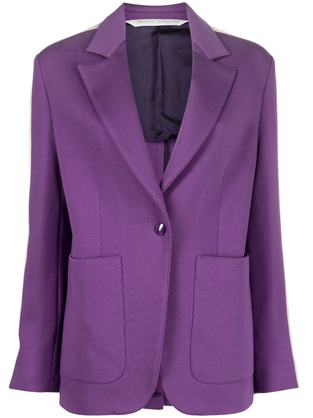 Palm Angels side-stripe notched-lapels blazer - Purple von Palm Angels