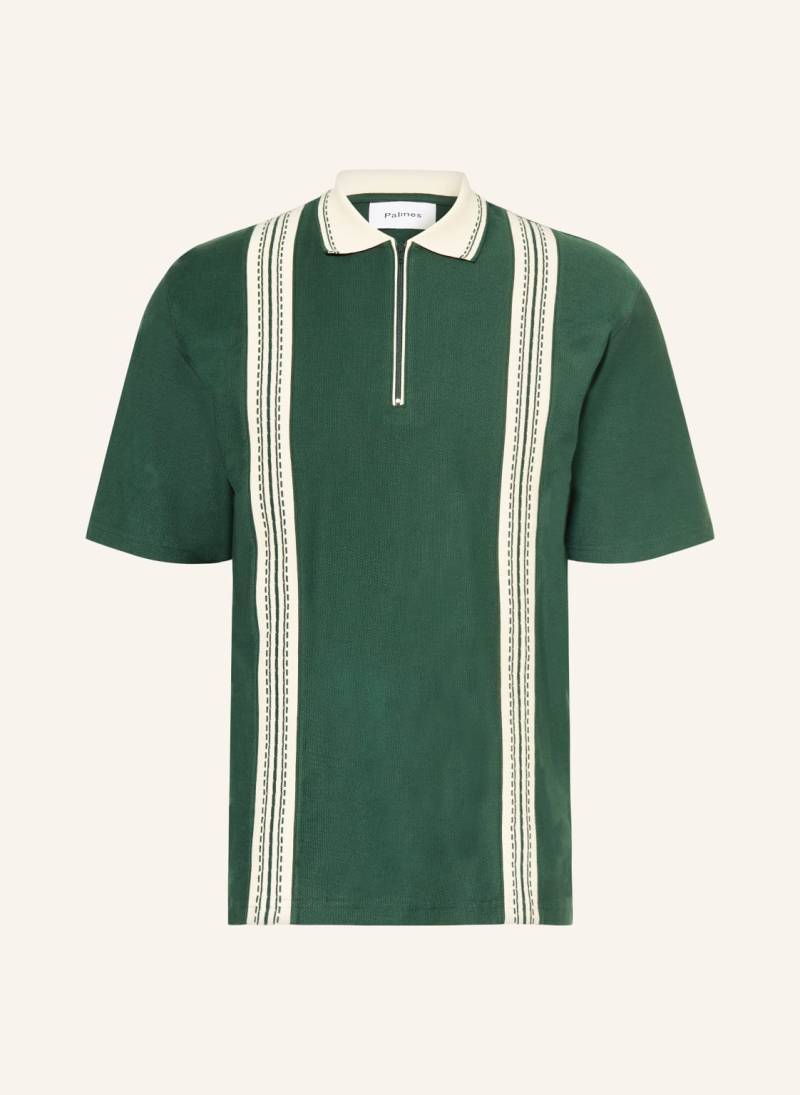 Palmes Piqué-Poloshirt Luca gruen von Palmes