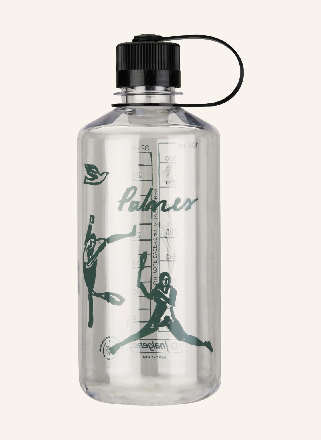 Palmes Trinkflasche Sandy weiss von Palmes