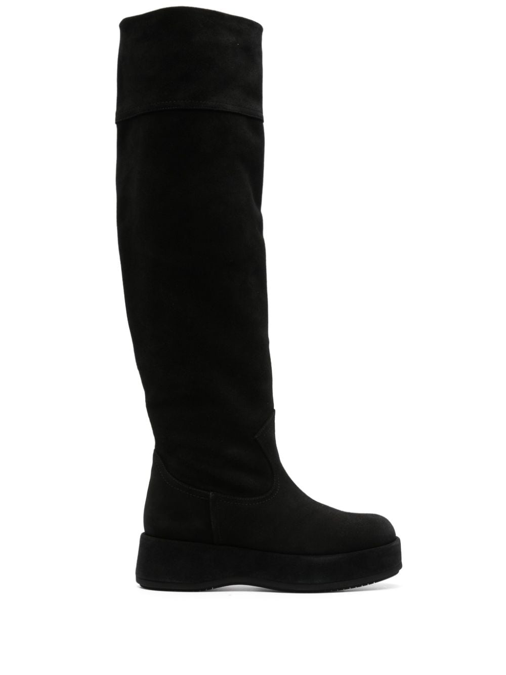 Paloma Barceló 50mm knee-high suede boots - Black von Paloma Barceló