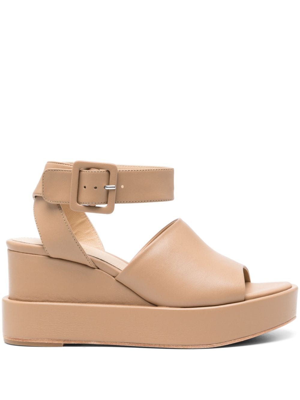 Paloma Barceló 50mm wedge sandals - Neutrals von Paloma Barceló