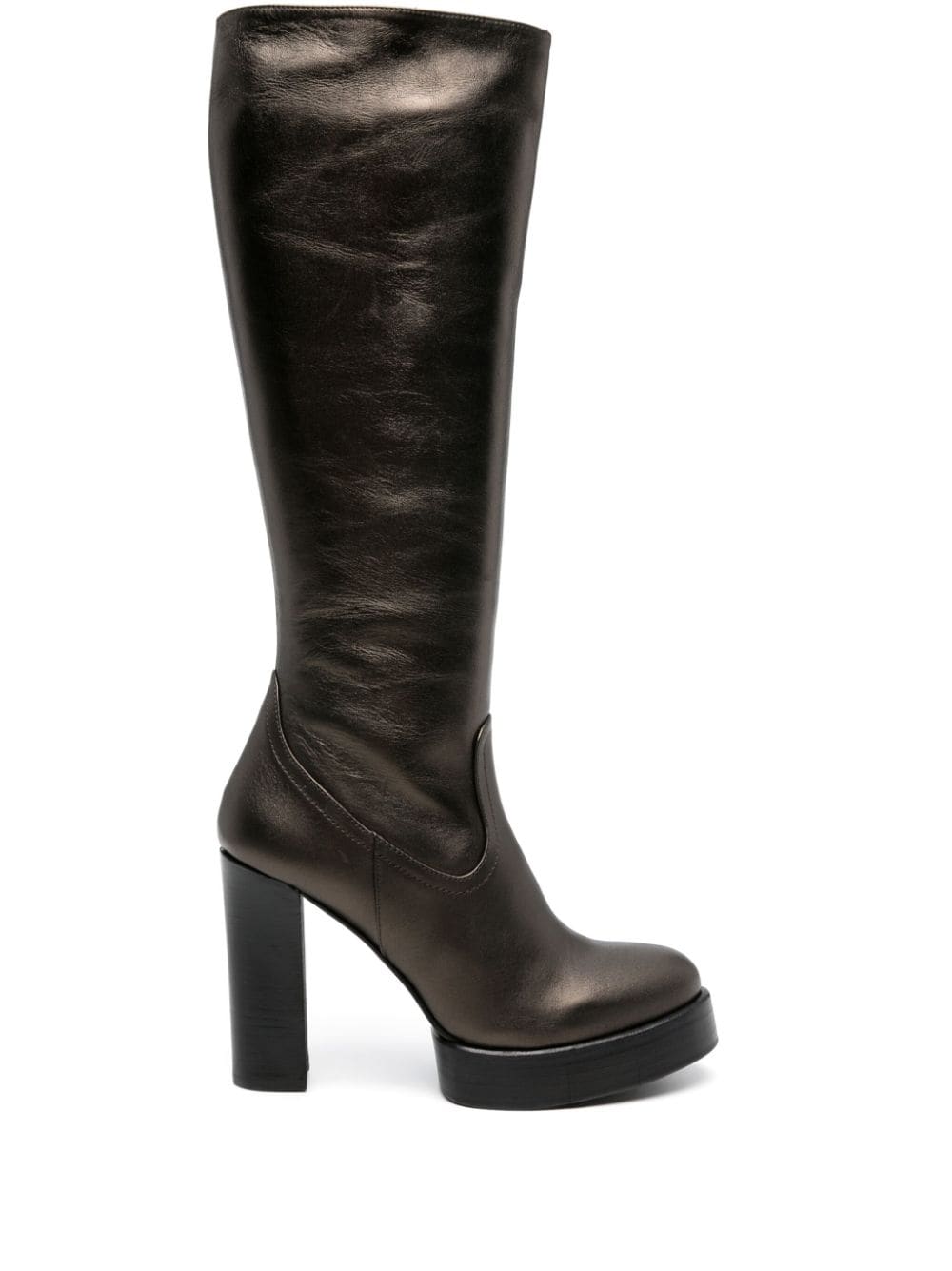 Paloma Barceló Davies 110mm knee-high boots - Grey von Paloma Barceló