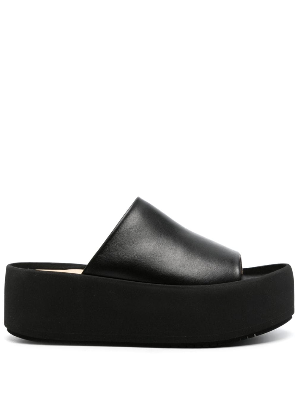 Paloma Barceló Minsi leather sandals - Black von Paloma Barceló