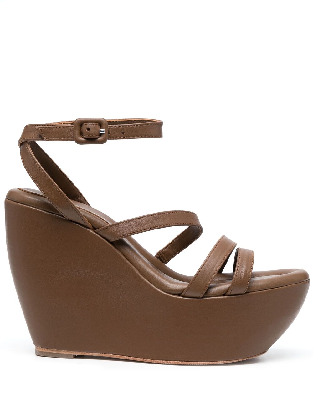 Paloma Barceló almond-toe sandals - Brown von Paloma Barceló