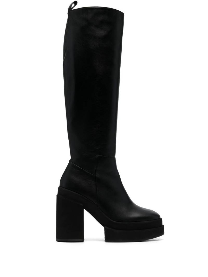 Paloma Barceló high-heel knee-length boots - Black von Paloma Barceló