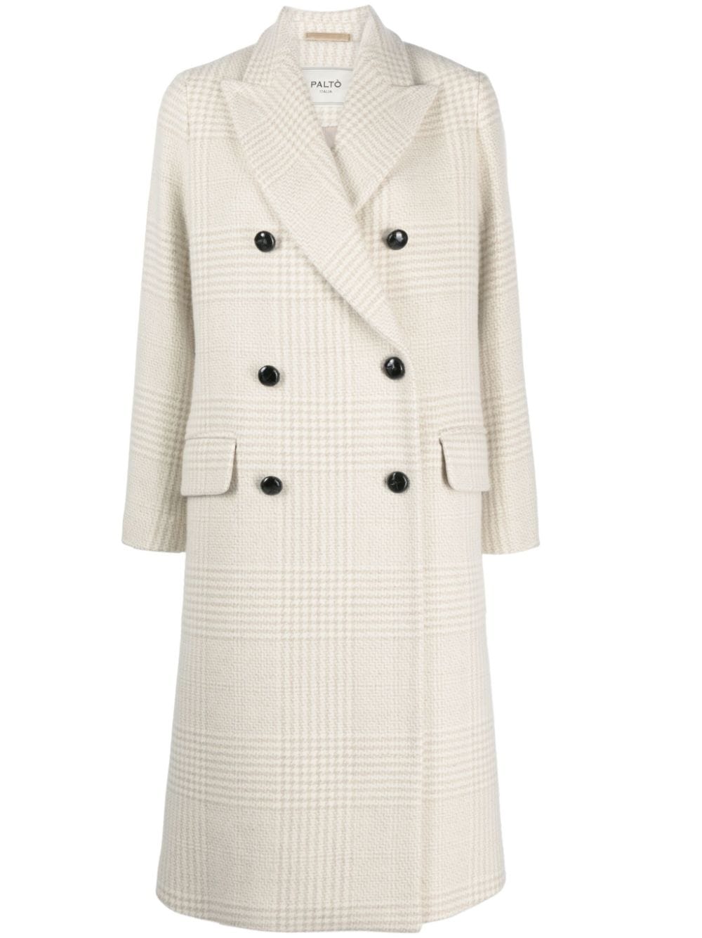 Paltò Arianna double-breasted long coat - White von Paltò