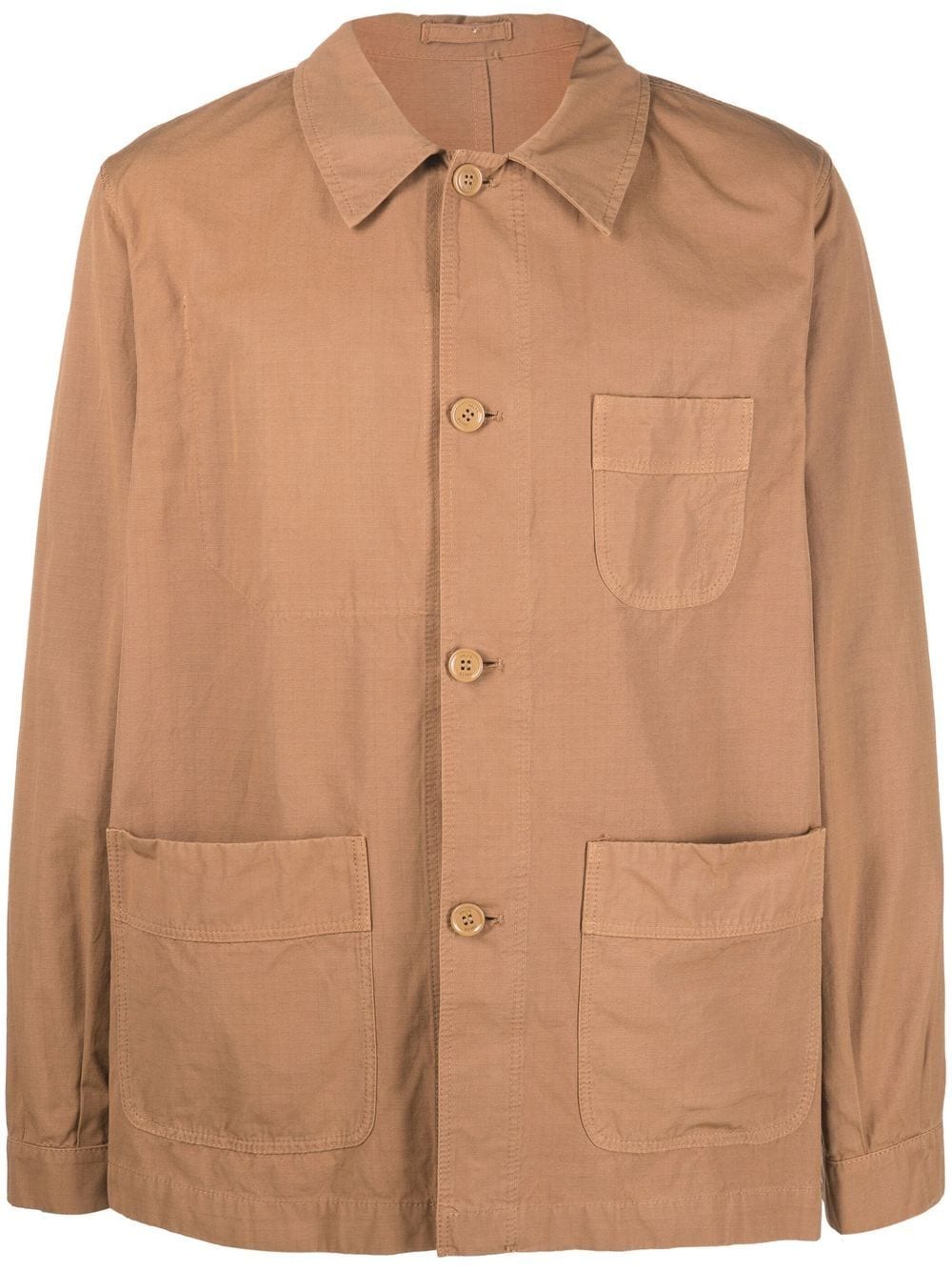 Paltò lightweight button-up jacket - Brown von Paltò