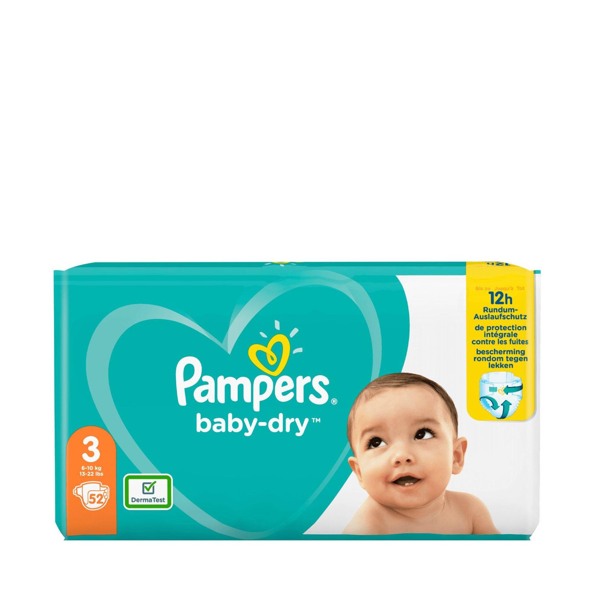 *pamp Baby Dry Gr.3 Midi 6-10kg Damen  52STK von Pampers