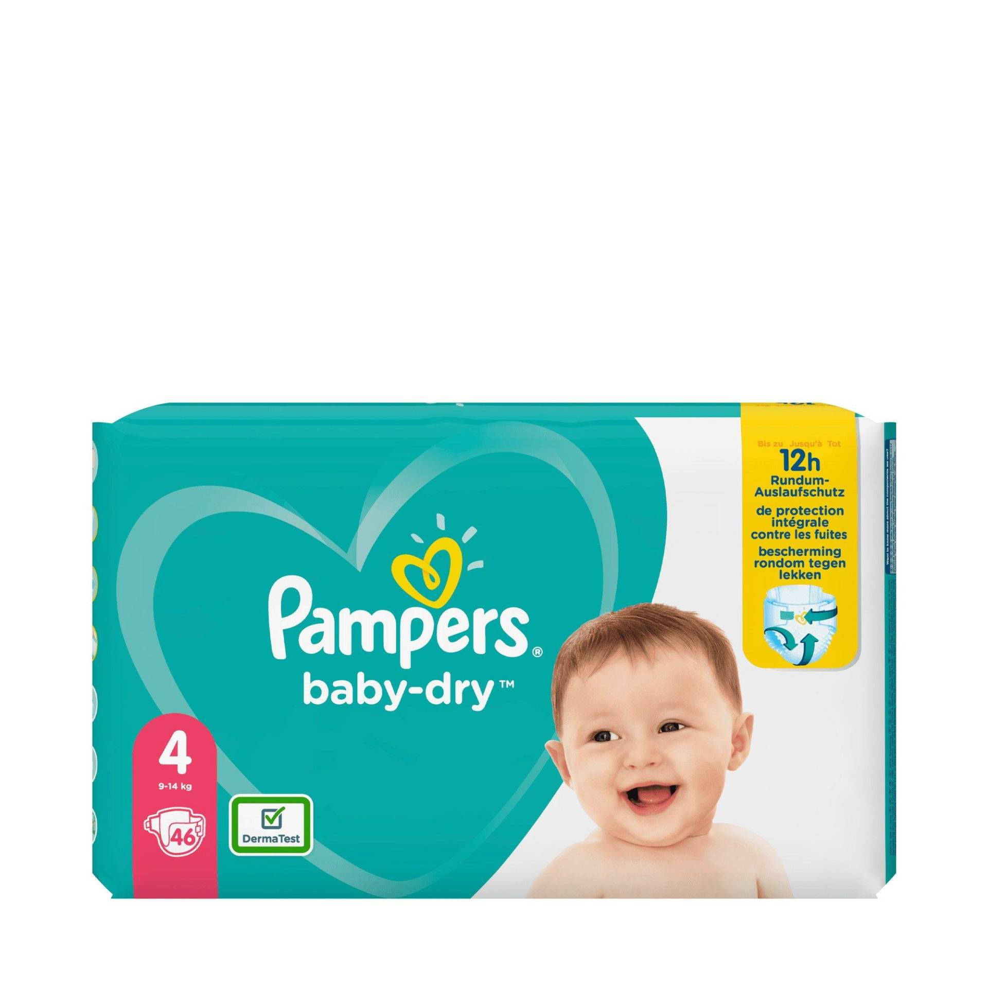 *pamp Baby Dry Gr.4 Max 9-14kg Damen  46STK von Pampers