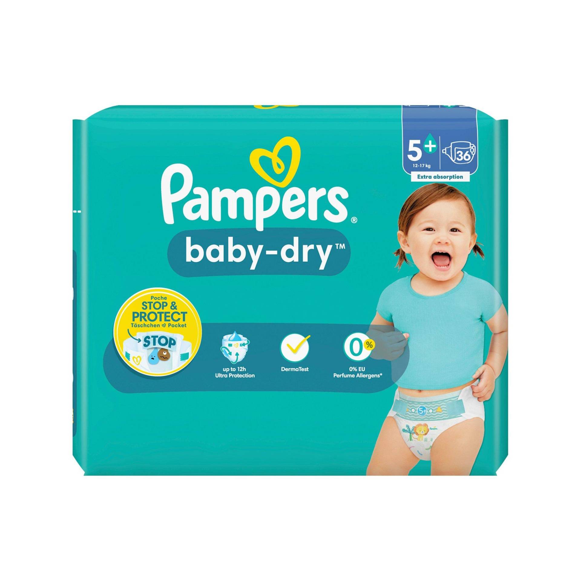 Baby Dry Grösse 5+ Damen  36STK von Pampers