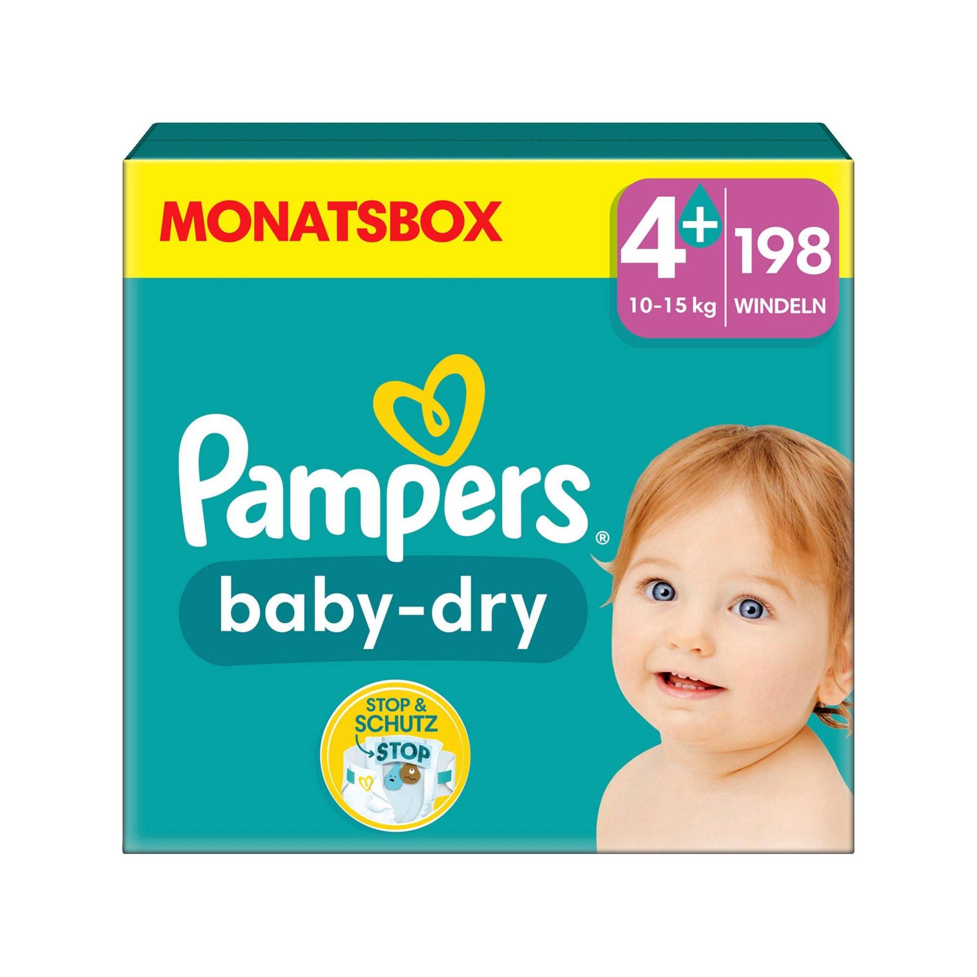 Baby-dry Grösse 4+ Damen  198STK von Pampers