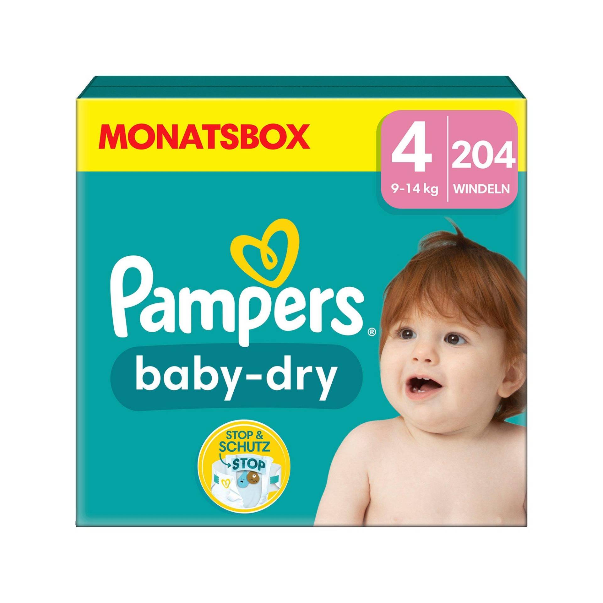 Baby-dry Grösse 4 Damen  204STK von Pampers